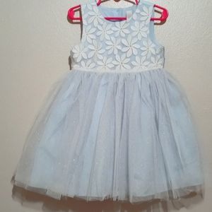 4T baby blue spring summer dress